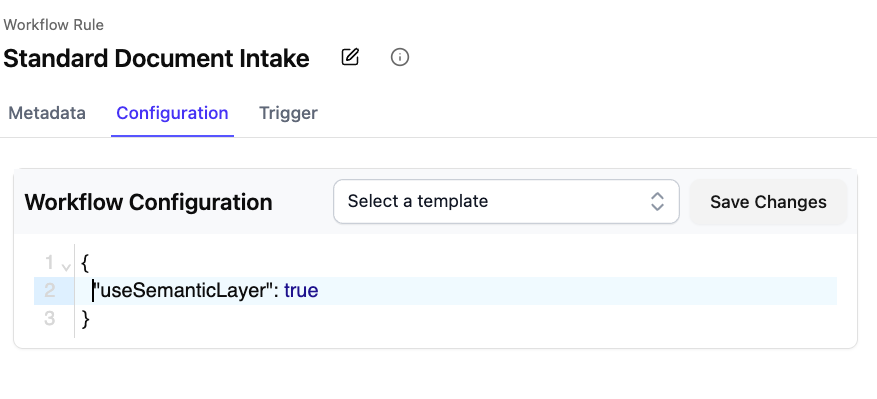 Rule configuration